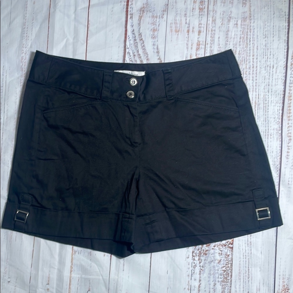 White House Black Market High Waist Black Shorts